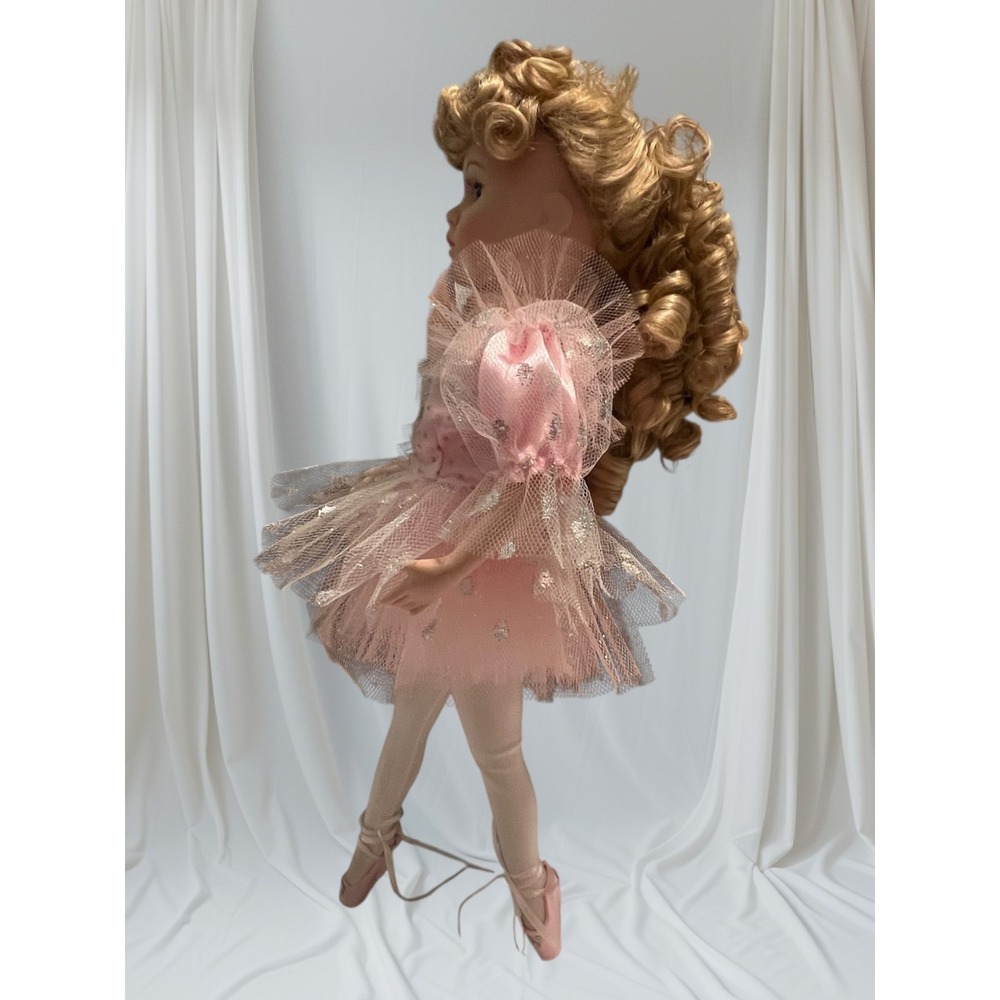 Victorian Rose 1997 Brass Key Porcelain Ballerina 16" Melissa Jane Limited Ed - Picture 6 of 16